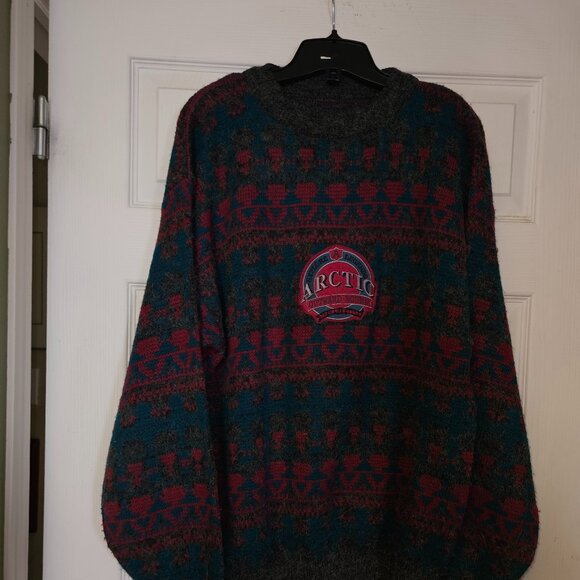Vintage Arctic "Explore A Legends" Sweater - Picture 1 of 10